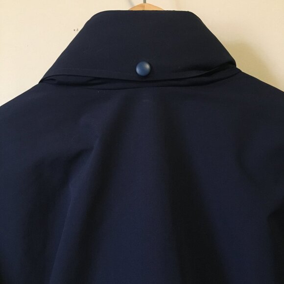 Vintage Canadian Banff Designs Gore-Tex Navy Classic Windbreaker Hooded Coat - Picture 8 of 16